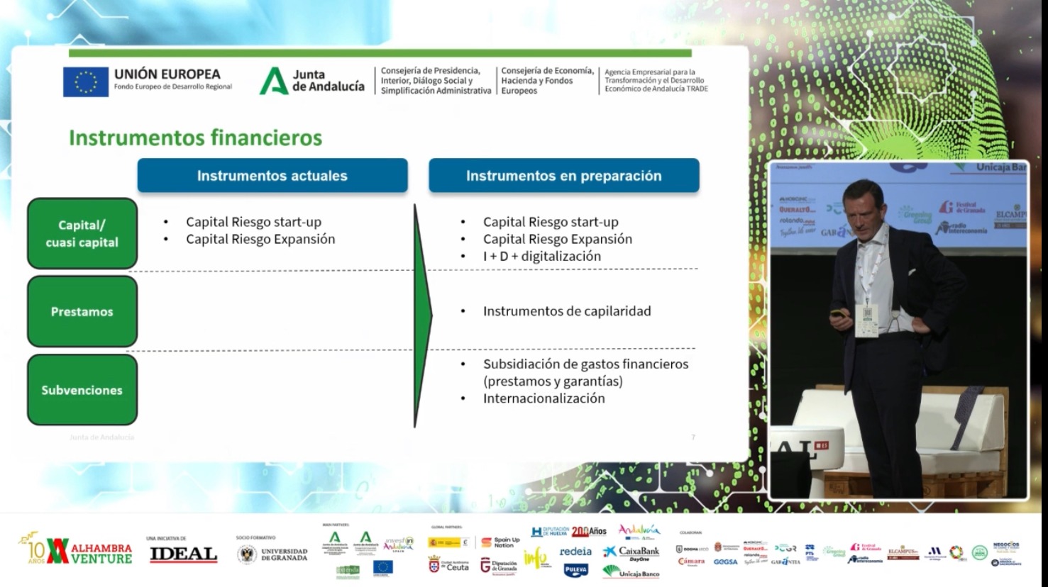 Presentación de Andalucía TRADE en Alhambra Venture