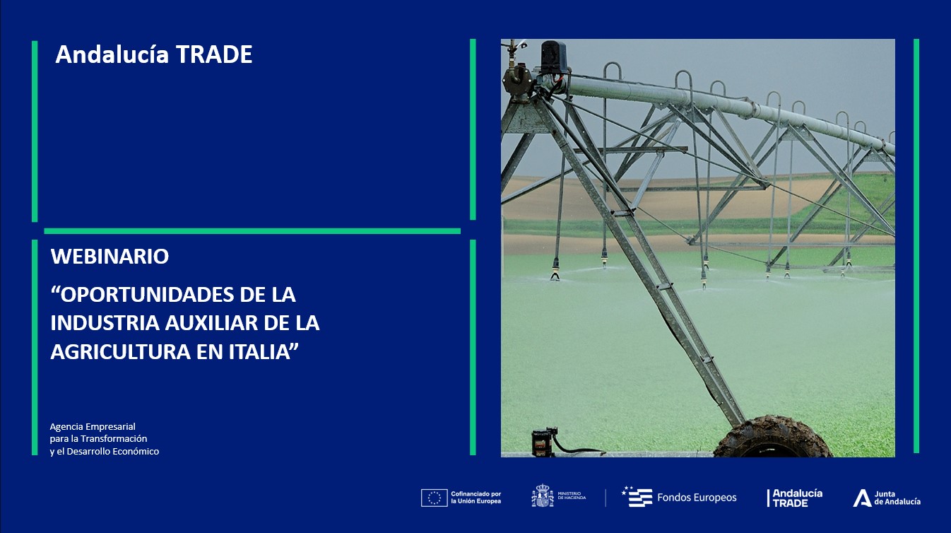 WEBINARIO "LA INDUSTRIA AUXILIAR DE LA AGRICULTURA ITALIA"