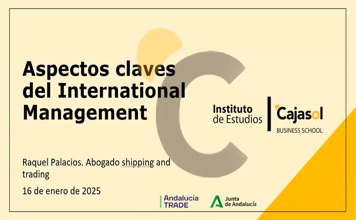 Webinario «Aspectos Claves del International Management»