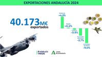 Imagen de la noticia con titulo Andalucía superó los 40.000 millones exportados en 2024, con un crecimiento del 4,2%, cuatro puntos más que la media de España, del 0,2%